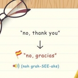 Sê nee in spaans