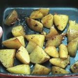 Nieuwe aardappelen voorberei