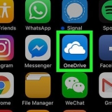 Voeg onedrive by die lêers-toepassing op iphone en ipad