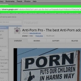 Blokkeer pornografie in google chrome