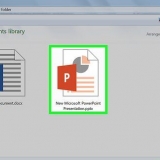 Skakel powerpoint na word om