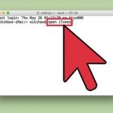 Maak toepassings oop met behulp van terminale op 'n mac