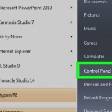 Verwyder programme in windows 7