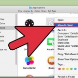 Verwyder programme op 'n mac