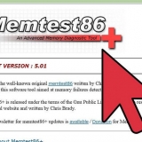 Toets ram met memtest86