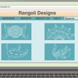 Rangoli maak