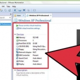 Voeg skyfspasie by in vmware
