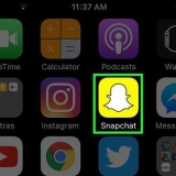 Stoor snapchats op jou foon