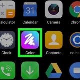 Teken op prente op android