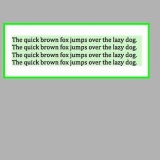 Rand teks in word