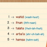 Tel tot 10 in arabies