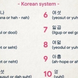 Tel tot 10 in koreaans