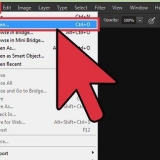 Meng twee beelde saam in photoshop