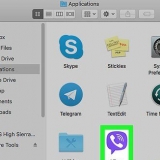 Meld af van viber op 'n rekenaar of mac