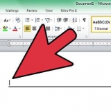Om ontslae te raak van 'n horisontale lyn in ms word