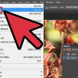 Vervaag in photoshop