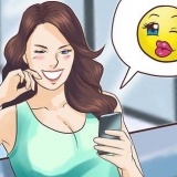 Via sms met 'n jong flirten