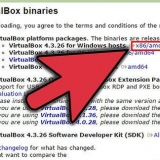 Installeer virtualbox