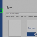 Skep besigheidskaartjies met microsoft word