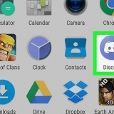 Stemklets in 'n discord-kanaal op android