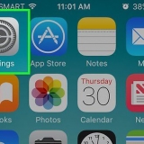 Vee webwerfdata op 'n iphone uit