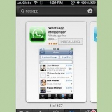 Met behulp van whatsapp
