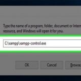 Begin xampp wanneer windows begin