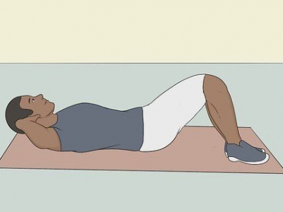 Doen side crunches