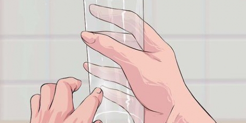Verwyder afsettings van glase