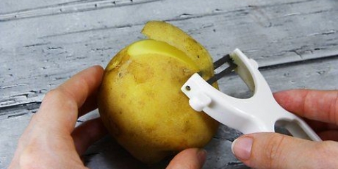 Aardappels fijnsnijden