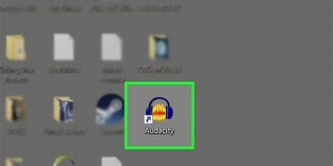 Verwyder agtergrondgeraas met audacity