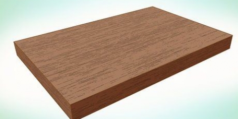 Pas prente op hout toe met mod podge