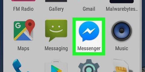 Stoor beelde op facebook messenger vir android