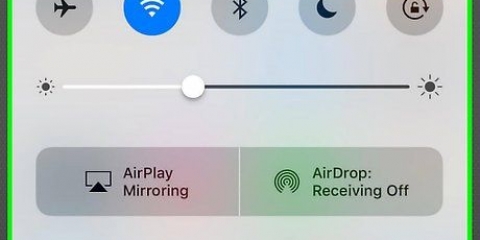 Deaktiveer airdrop