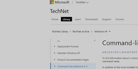 Vind alle opdragte van cmd in windows