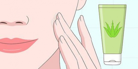 Gebruik aloe vera gel op jou gesig