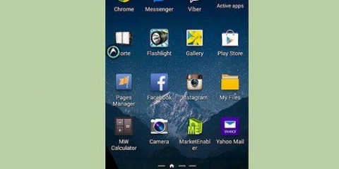 Sluit toepassings op 'n samsung galaxy