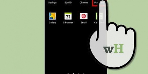 Dateer programme op 'n samsung galaxy s4 op