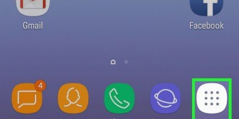Versteek toepassings op 'n samsung galaxy