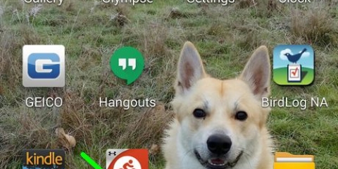 Vee programme op 'n android-toestel uit