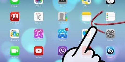 Vee toepassings op 'n ipad uit