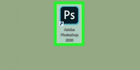 Maak lêers in photoshop oop