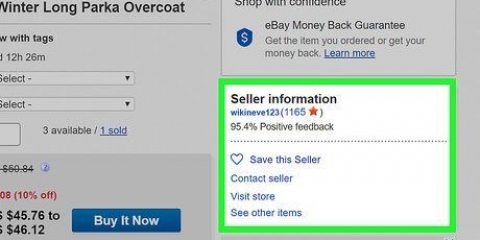Vind betroubare verkopers op ebay