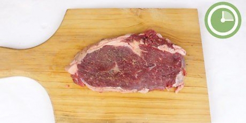 Biefstuk afmaken in die oond