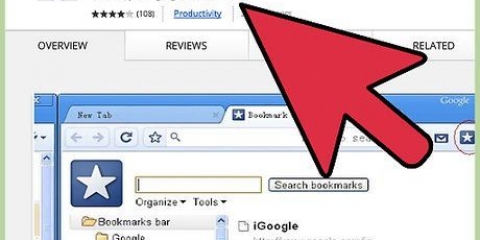 Organiseer boekmerke in chrome