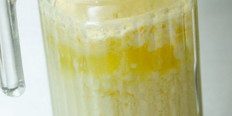 Maak botter van rou melk