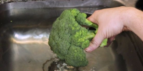 Broccoli-skoonmaak