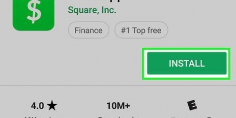 Gebruik cash app op android
