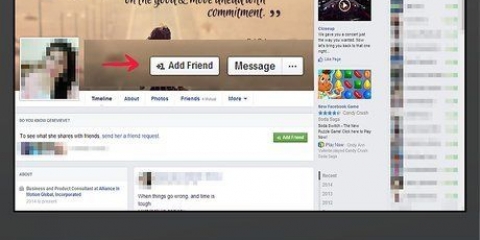 Gesels met 'n meisie op facebook