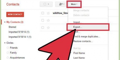 Voeg kontakte by gmail met 'n csv-lêer
